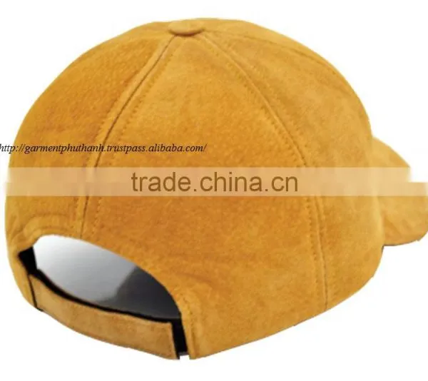 Blank Suede Baseball Cap, Baseball Cap Made in VietNam photo-2