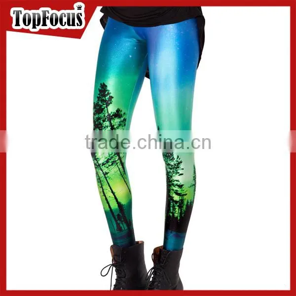 Sports Apparel With Hidden Pocket 2017 Women Yoga Leggings Wholesale Sexy Girls Sports Digital Printing Leggings photo-2