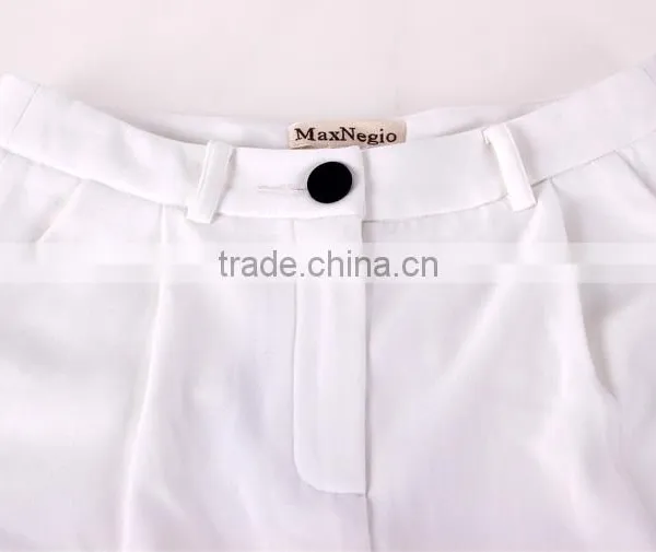 Guangzhou Garment Factory Formal Casual Wear High End Ladies Fashion Pants 2016 photo-4