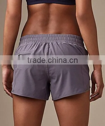 MGOO Wholesale Drawstring Waistband Womens Sport Shorts 100% Polyester Dri Fit Short Pants photo-5