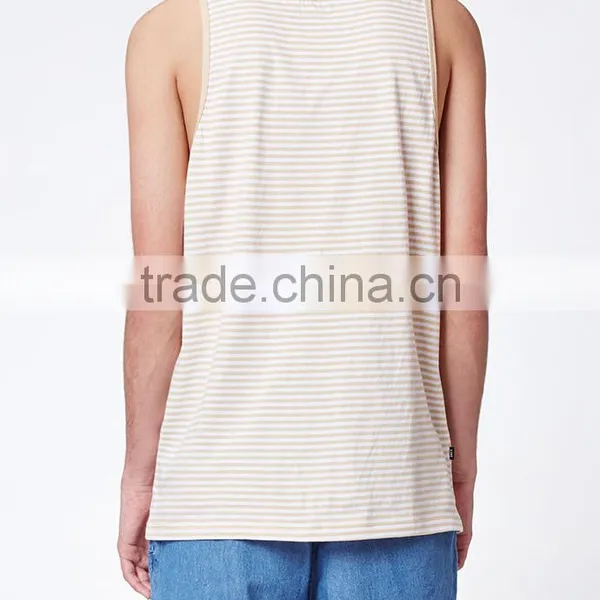 Exqusitely Yarn-dyed Stripped Tank Top photo-2