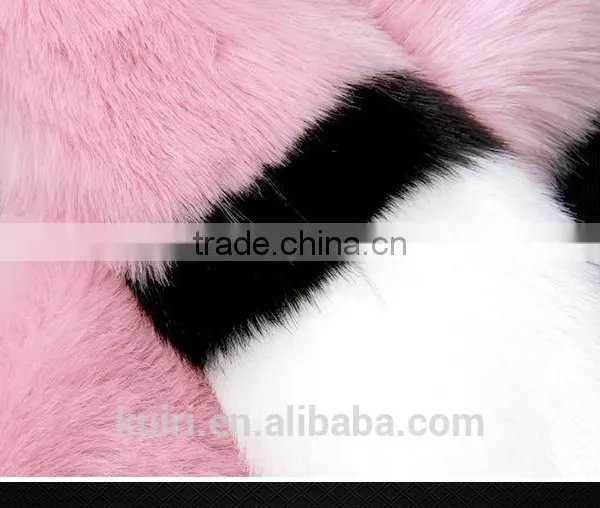 Colored Long Large Faux Fur Scarf Imitated Fox Fur Cape Winter Warm Fur Scarf photo-4