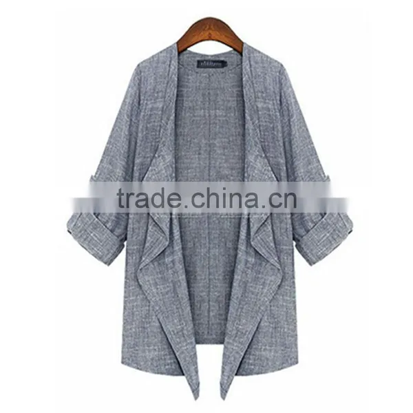 Summer and Spring New Arrival Three Quarter Sleeve Thin Sweater,women Coat,cardigan Latest Design photo-2