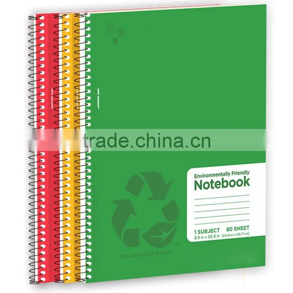 A4/A5 Card Paper Cover Notebook Cheap Student Custom Notebook Spiral Organizer photo-6