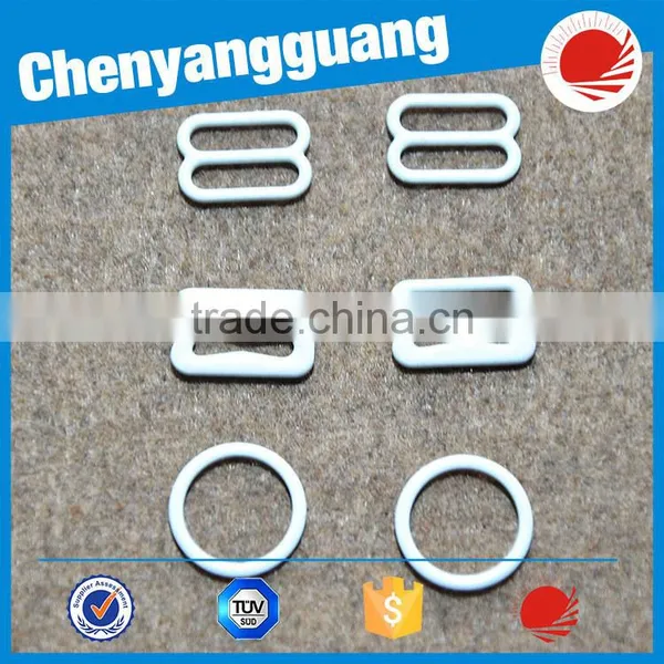 Fabric Color Coated Ring and Slider for Bra Adjuster Made by Alloy photo-5