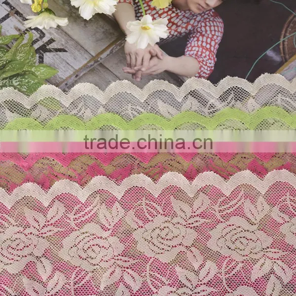 7 Colour Band Stretch Lace Trim photo-3