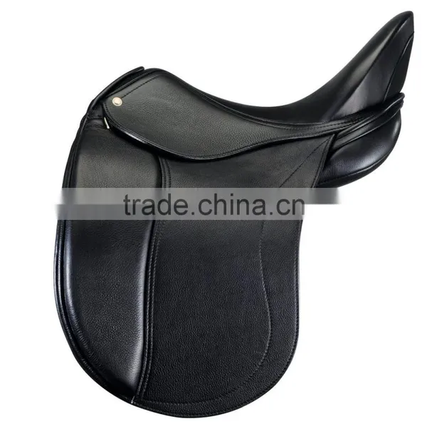New Leather Horse Dressage Saddle photo-4