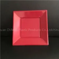 Red Plastic Party Plates