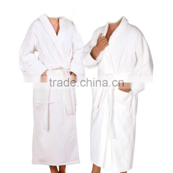 100% Cotton Hotel Luxury Terry Cloth Towel Bathrobe Spa photo-4