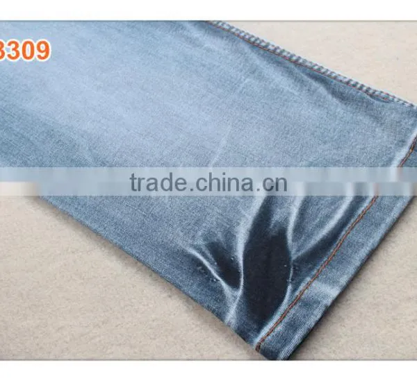 9.5oz Dark Blue Stretch Denim Jeans Fabric Made in China photo-3