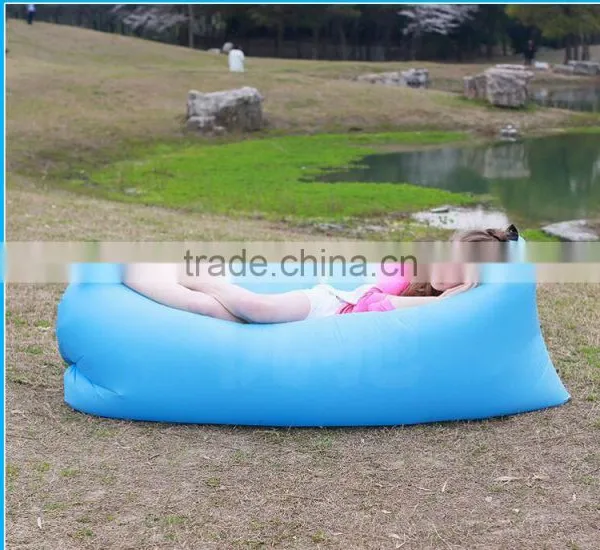 2017 Hot New Design Outdoor Lazy Sofa New Comfortable Beach Air Laybag Nylon Fabric Inflatable Bean Bag Air Sofa photo-3