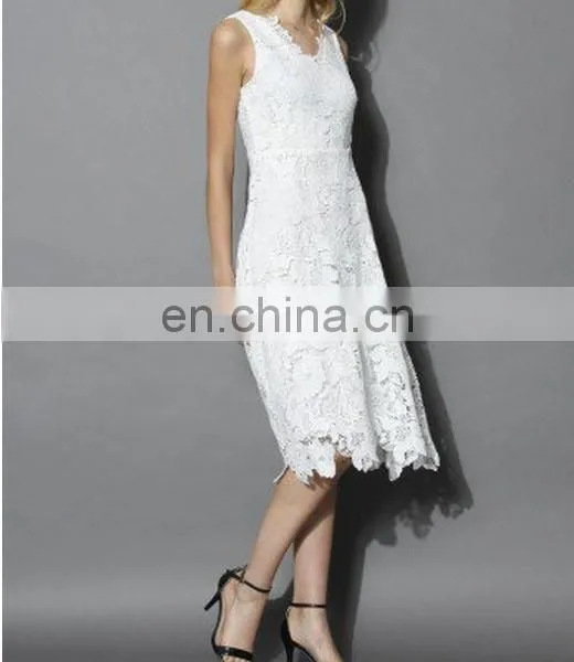 Top Grade Women Clothes Fashion Lined Lace Dress photo-4