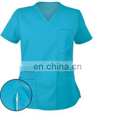 Fashion V-neck Scrubs Uniform/ Nuring ScrubS Top& Pants