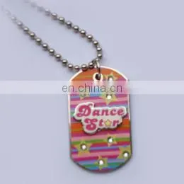 Custom Logo Printed Gold Metal Blank Dog Tag photo-5