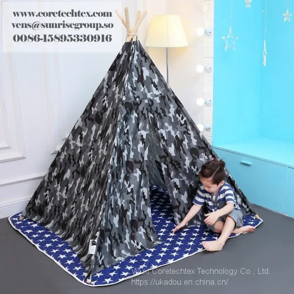 Popular 100% Cotton Canvas Fabric Wholesale Teepee Tent for Party photo-4