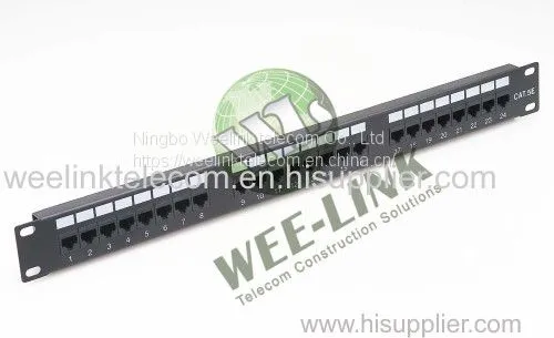 Cat5e UTP patch panel