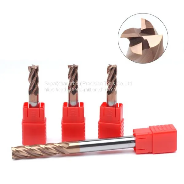 High Precision Solid Carbide End Mills for Steel 4Flutes Diameter 1-20mm High Precision Cutting Tools photo-3