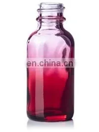1oz 30ml Colorful Boston Round Glass Bottle With Childproof Glass Dropper and Rubber Bulb photo-5