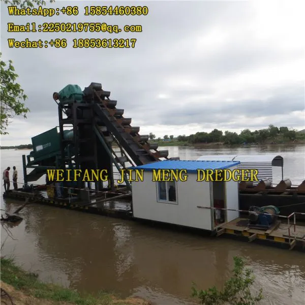 Gold Dredger / Gold Mining Machine 100m³/h 200m³/h High Efficiency photo-2