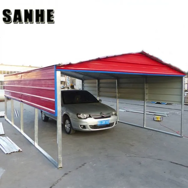 Easy Asemble Backyard DIY Steel Shed Car Shelter Kit Large Garage Canopy Metal Portable Car Port photo-2