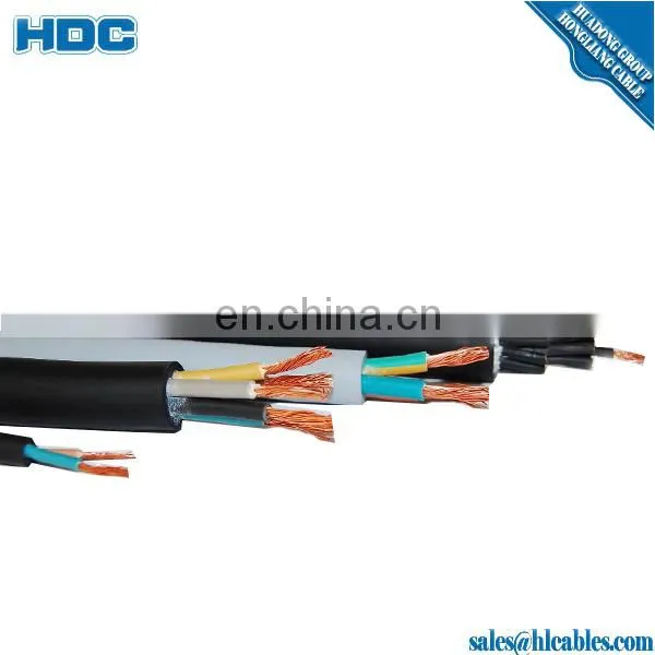 Neophrene Cable 4 Core 16mm Flexible Rubber Cable Copper EPDM Insulated CPE Sheath photo-2