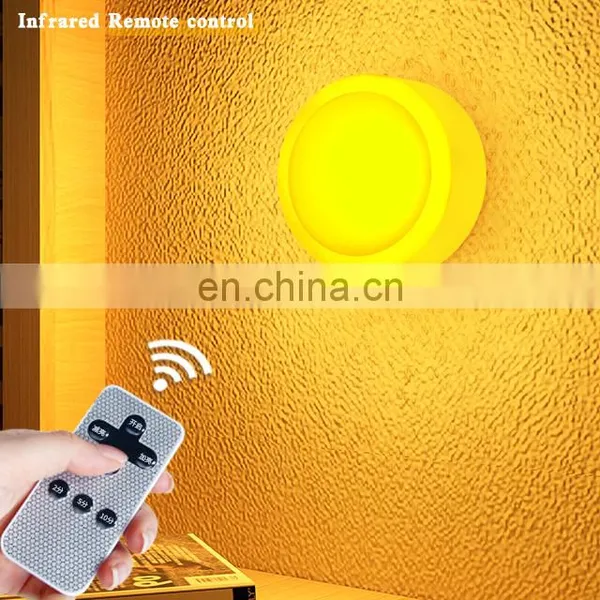 Factory Price Eye Caring Pir Human Induction Night Lamp Motion Sensor Wall Lamp Auto off Round Shape photo-7