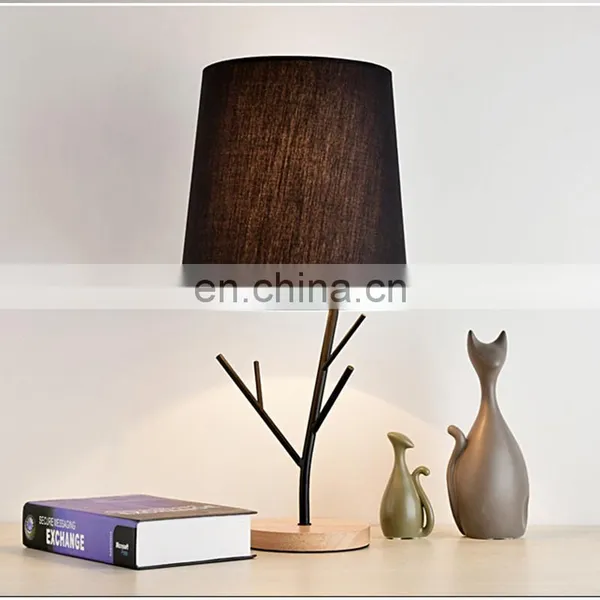 OEM Lamp Bedroom Bedside Wooden Simple Fashion Table Lamp Bedroom Reading Lamp photo-3