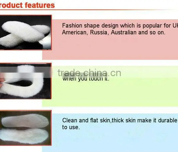 Electric Shoe Insole/ Soft Sheepskin Insoles Wholesale Comfort for Any Season photo-6