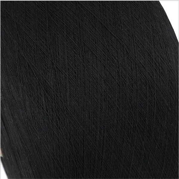 Recycled NE 6s Open End Cotton Mix Polyester Knitting Working Gloves Yarn photo-3