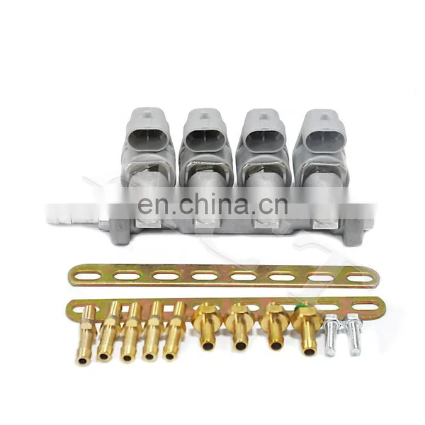 ACT High Performance Cng GNV Car 2ohm 3ohm Injector Rail Auto Parts Lpg Cng 2ohm 3ohm GNV Car Injector Rail photo-3