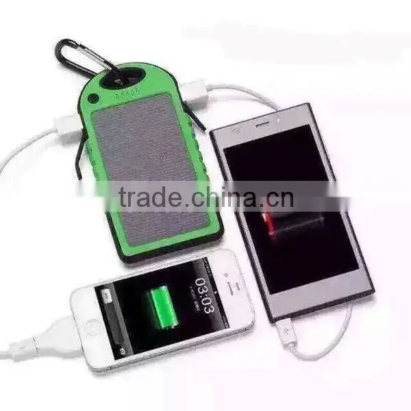 500mA Double Office Plug USB Insert Portable Phone Charger Solar Cell Phone Battery Charger photo-4