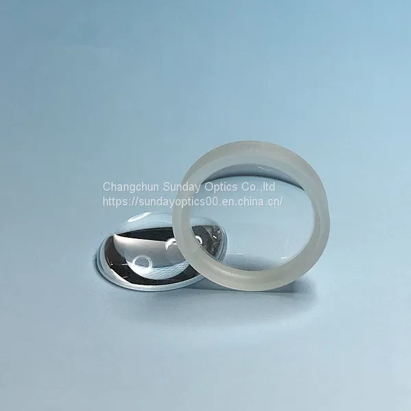 UV Fused Silica Plano Convex Lens Dia.15mm EFL 45mm Wavelength 250-425nm