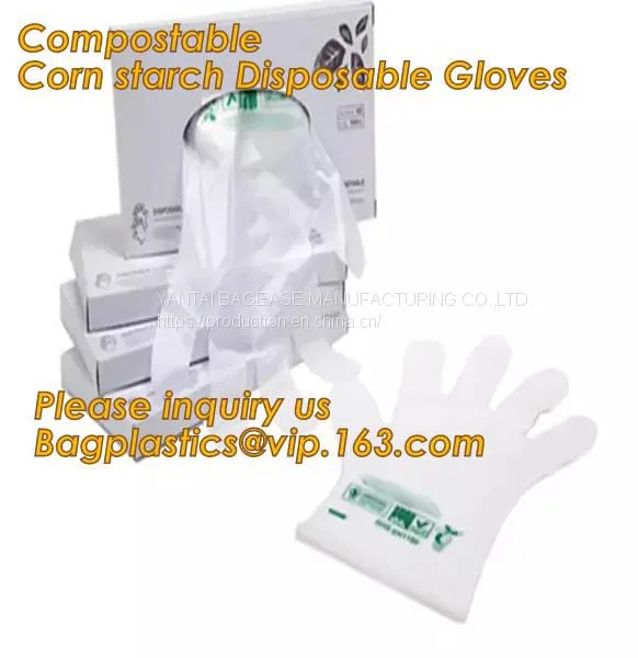 Household Cleaning, Eco- Friendly, Biodegradable & Compostable, Medical Protective Disposable Hand Gloves photo-5