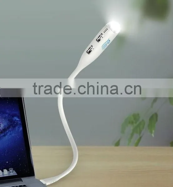 LED USB Light 3V White Bendable With USB-HUB Easy Carrying photo-4