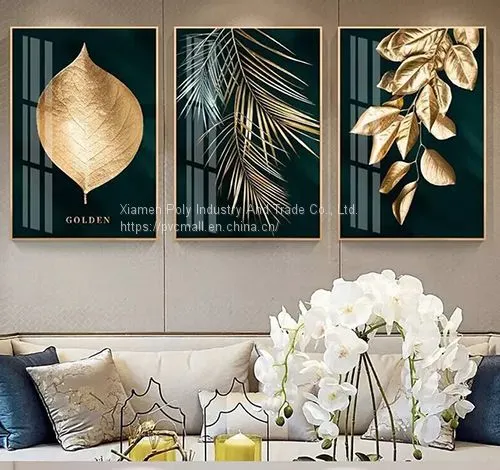 Modern Wall Art Deco Crystal Porcelain Painting photo-3