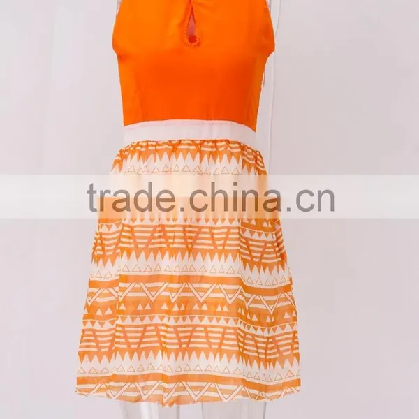 Summer Casual Dress Fashion Dress Sleeveless Lady Dress photo-5