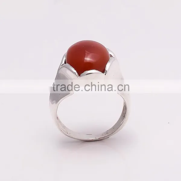 RED ONYX RING ,925 Sterling Silver Jewelry Wholesale,WHOLESALE SILVER JEWELRY,SILVER EXPORTER,SILVER JEWELRY FROM INDIA photo-3