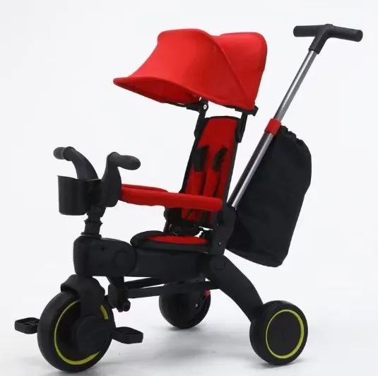 Children\'s Tricycle 1-5 Years Old Foldable Baby Stroller Lightweight Baby Bike Stroller（Wechat:13510231336）