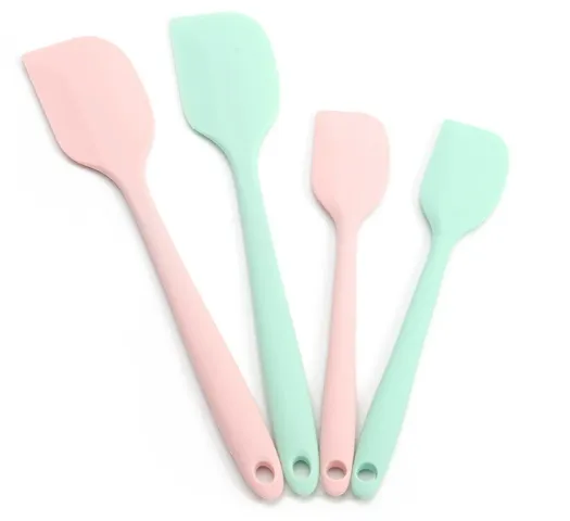 Raw Material FDA Approved Silicone Spatula With OEM Colour