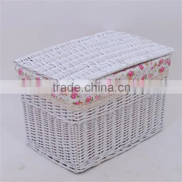 Handmade Wicker Basket,willow Basket,wicker Basket With Fabric Lining Quality Choice photo-3