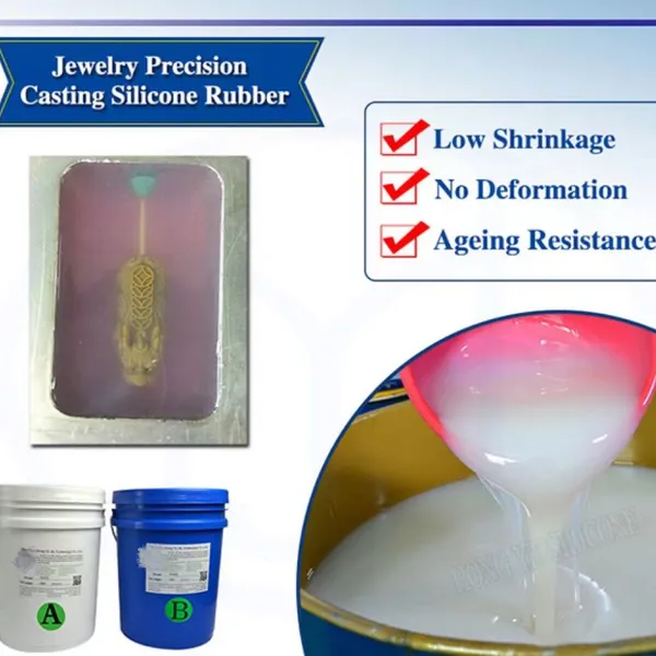 Free Sample Liquid Clear Silicone Rubber High Quality Jewelry Gems Precision Casting photo-4