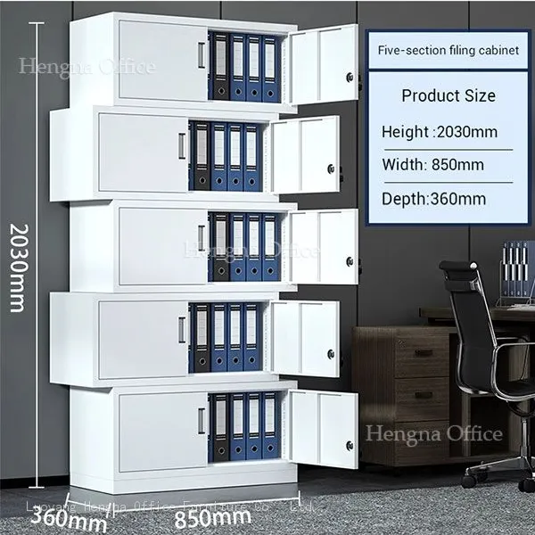 Executive File Cabinet HN-FC010 | Premium Finish | Quality Handle | Corporate Office Storage-OEM/ODM Service photo-3