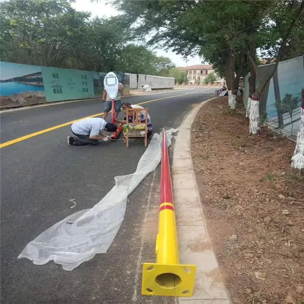 Installation of Solar Street Lights in Yinchuan, 80-watt Golden Bean Lamp Heads for Solar Street Lights in Yinchuan