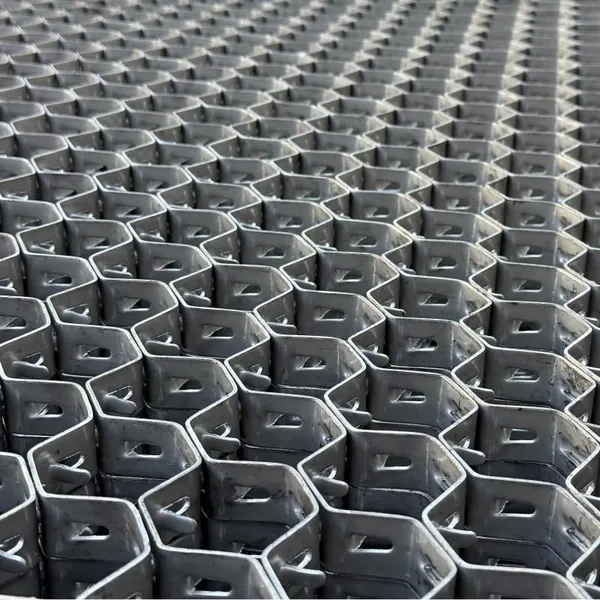 Thermostable Carbon Steel Wholesale for Reactor Vessels Flue Gas Lines Custom Cutting 1mx1m Crimp Hexsteel Tortoise Shell Net photo-4