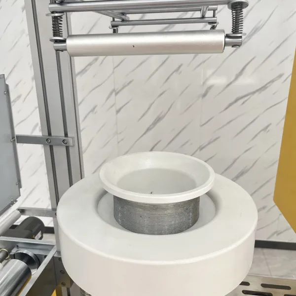 Compact Laboratory Blown Film Machine for PE PP Polymer Film Development and Testing photo-3