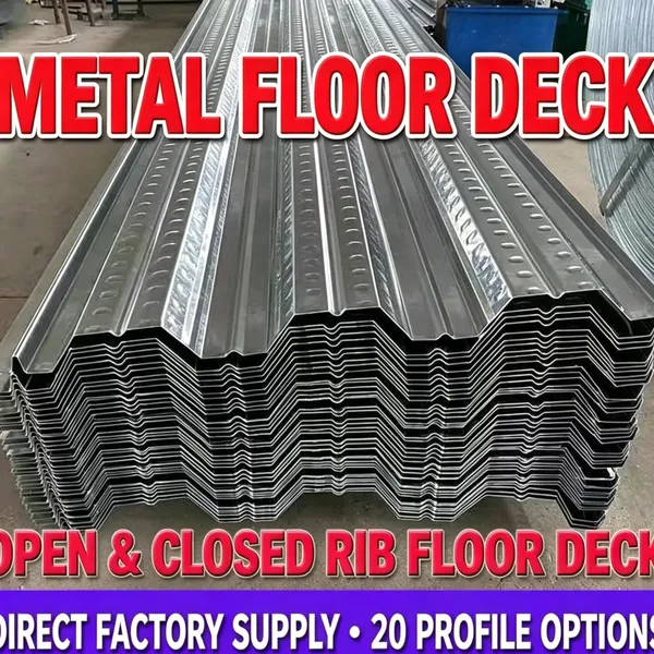 YXB51-305-915 Closed Steel Floor Deck | Factory Direct Supply