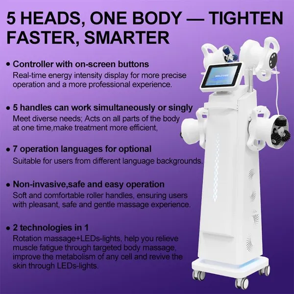 5000mAh Rechargeable Battery Multifunctional Inner Ball Roller Massage Weight Loss Device photo-4