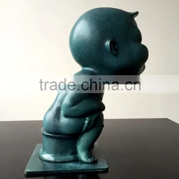 Figure Statue Designer Home Decor Abstract Modern Bronze Sculpture photo-6