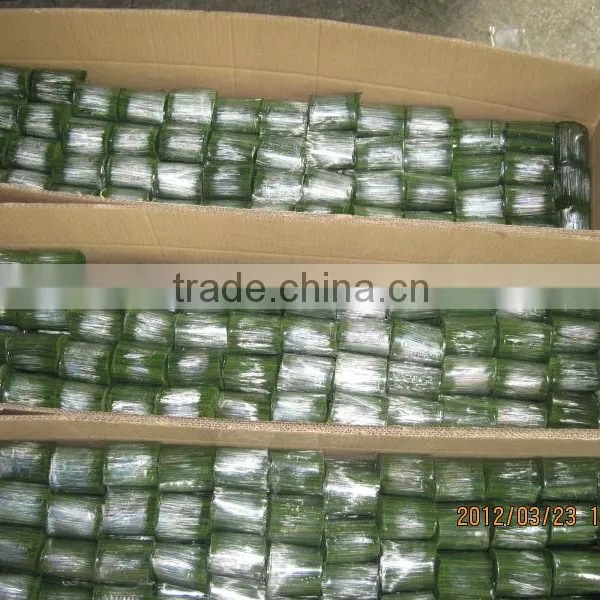 PET Pine Needles Used for Making Artifical Christmas Tree (PVC Monofilament) photo-4