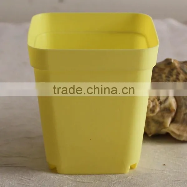 PP Cheap Square Flower Pots With Tray photo-2